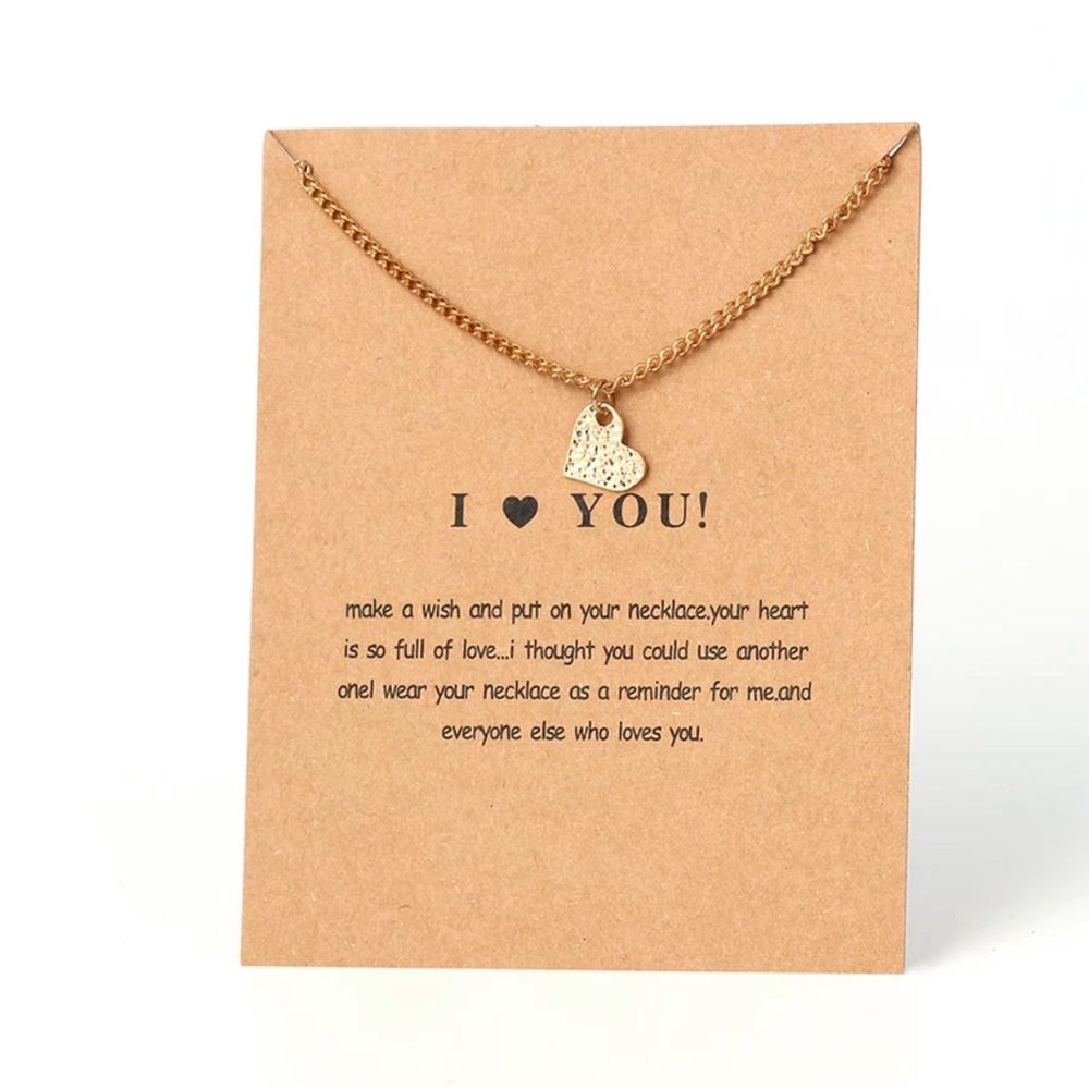 I Love You Heart Necklace - Picture 2 of 4